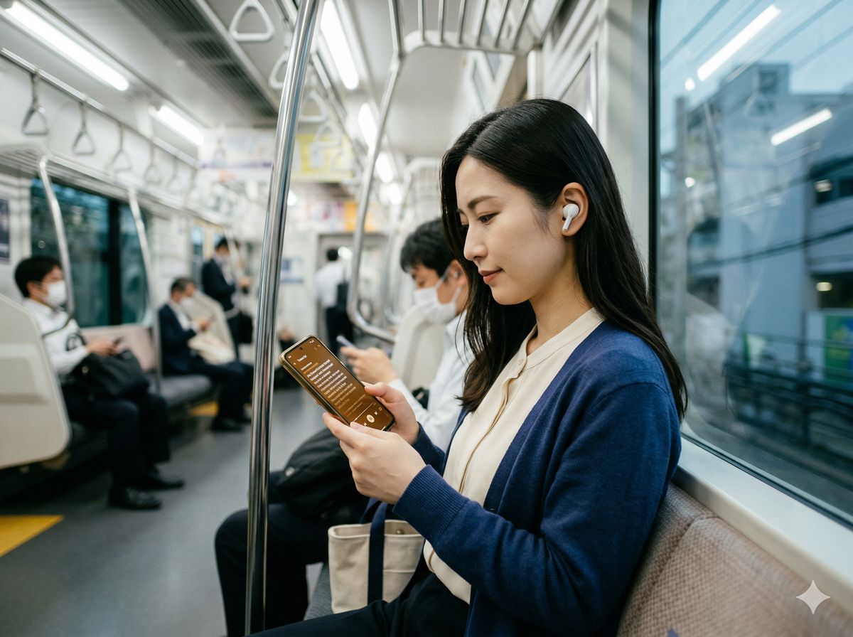 Yuki on Tokyo commute