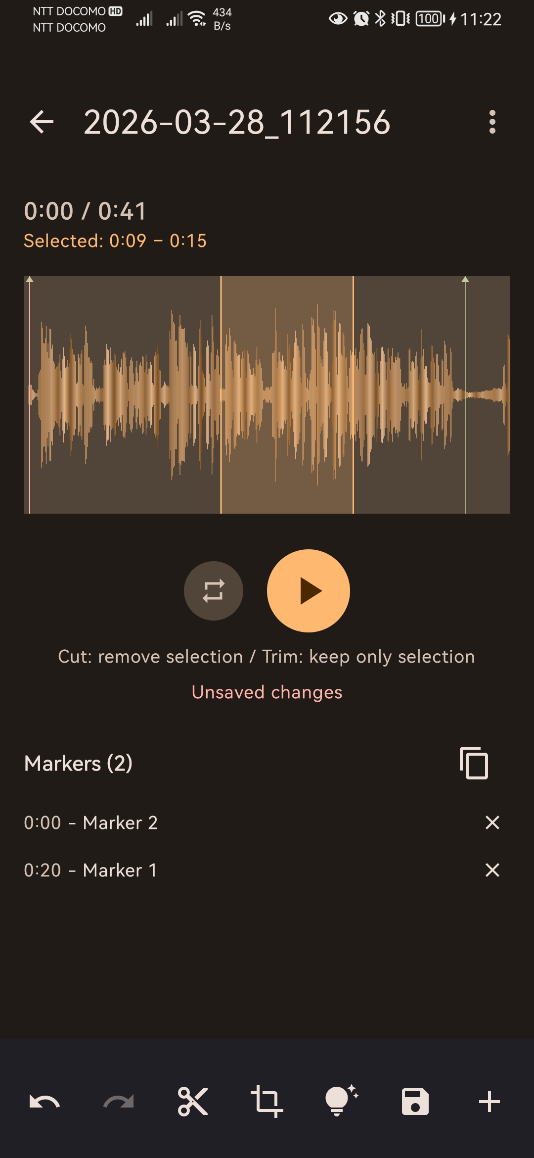KIKU Studio waveform editor